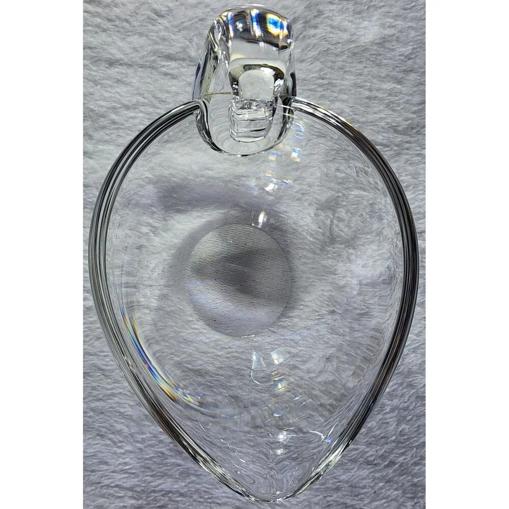 Beautiful Steuben Crystal Clear Art ~ Gravy/Sauce Boat ~ Signed!